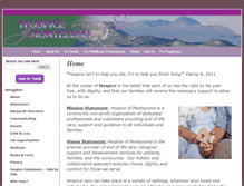 Tablet Screenshot of hospiceofmontezuma.org